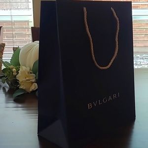 Bvlgari paper shopping bag